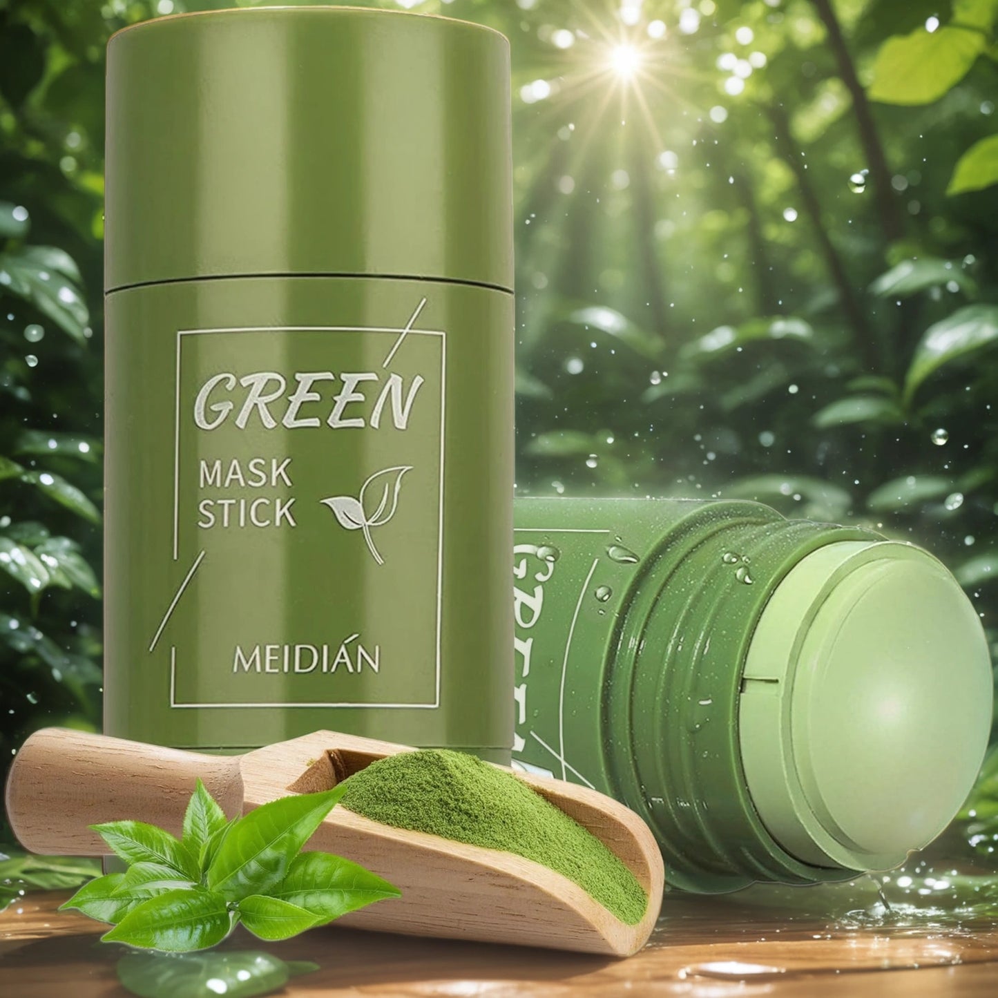Green mask stick